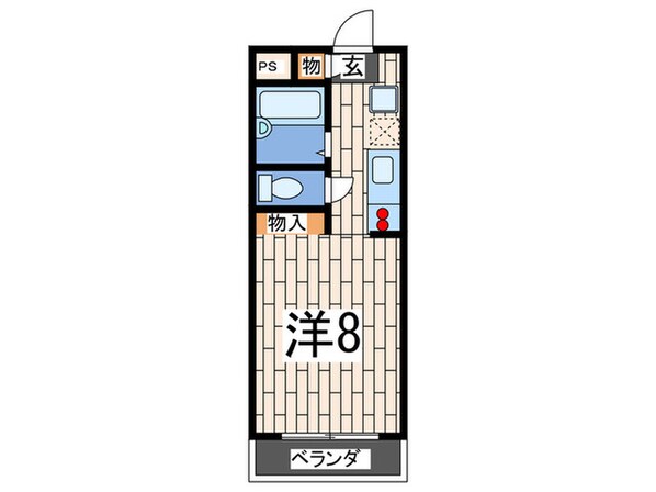 カーサ７０３の物件間取画像